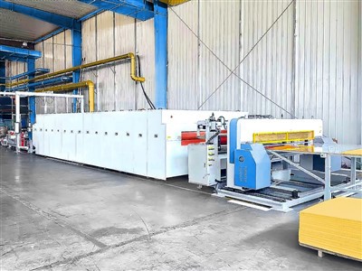 Máy ép đai đôi để sản xuất LWRT